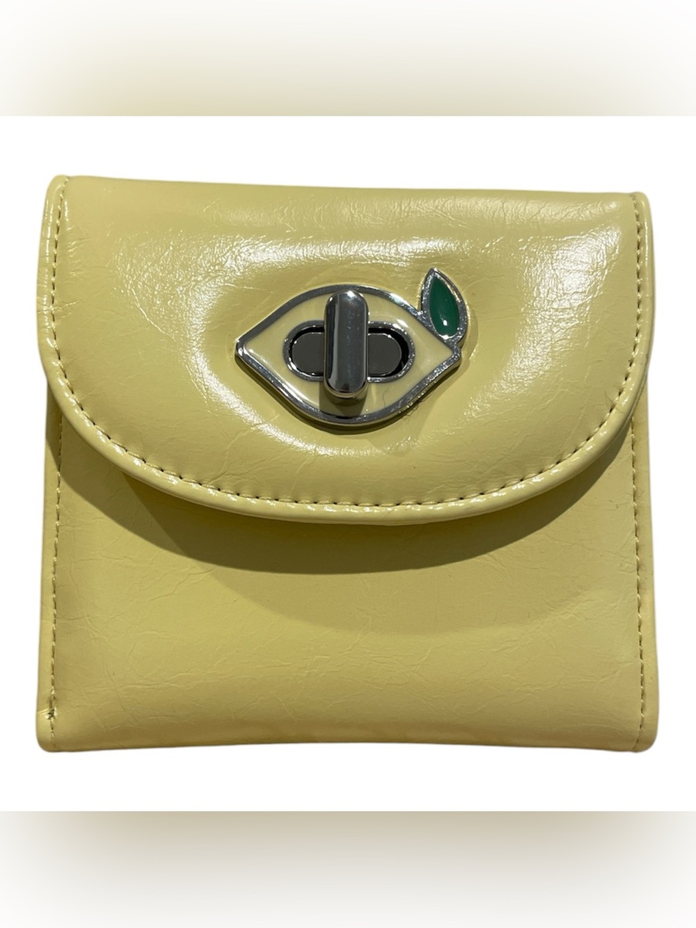 Madden Girl Pale Yellow Faux Leather Wallet